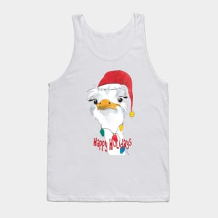 Christmas greetings from Ostrich, in watercolors Tank Top